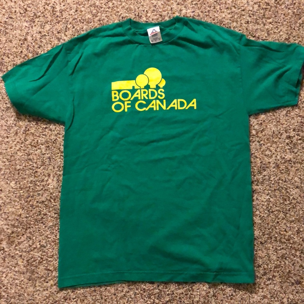 Mens M Green Boards of Canada Tee